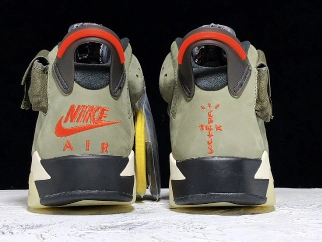 Reps TBK x Jordan Travis Medium CN1084-200 Air Olive Scott 6 0728